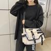 Harajuku Nylon Postman Bag Large Capacity Casual Messenger Bag Portable Men Crossbody Bag Outdoor