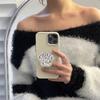 3D Uroczy Kocie Łapka Diamentowy Składany Pierścionek na Palec Griptok Uchwyt na Telefon dla iPhone 16 15 Gniazdo Podtrzymujące Kieszonkowy Uchwyt Tok Stojak Uchwyt