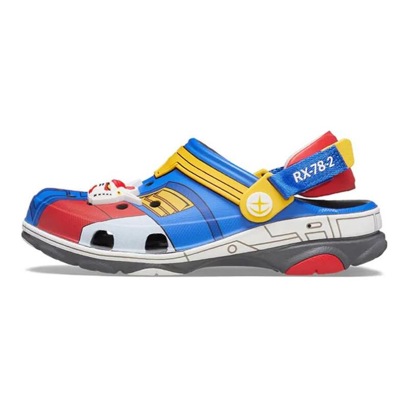 

Crocs Comfortable and Versatile Children s Sandals Blue Red Children s Model 34