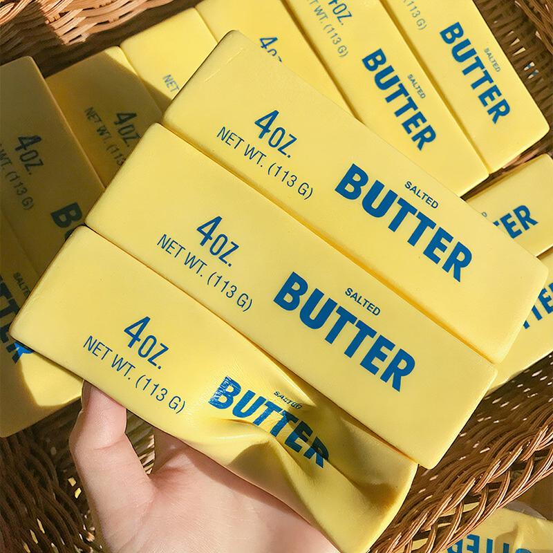 Simulation Butter Knetdruckball Sensorischer Dekompressionsball Langsamer Rückprall Weich Extrudierbar Weich Büro Heimdeko Kinder Erwachsene Geschenke