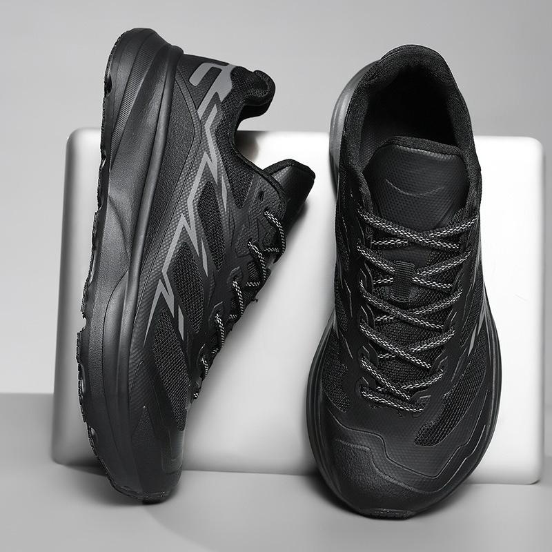Men's Sneakers Wide Toe Running Shoes Outdoor Breathable Walking Shoes Platform Hiking Men Shoes Lace-up Non-slip Casual Shoe