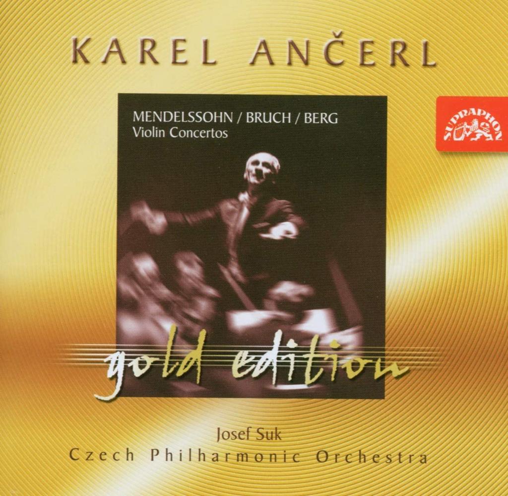 CD ALBAN BERG, MAX BRUCH - Mendelssohn, Bruch, Berg: Violin Co SU36632011 Supraphon 2002 Non Japan Classical Used