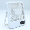 Desktop Fan with Digital Display Office Quiet Foldable Cold Fan Mini USB Rechargeable Fan 5-Speed Adjustment Continuous Cooling