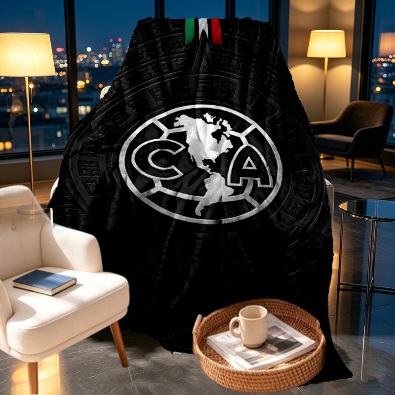 Club America Print Blanket - Soft & Comfortable, for Bedroom, Travel, Sofa, Home Decoration - Birthday Christmas Gift for Friend