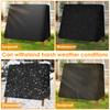 Outdoor Swing Cover Oxford Cloth Waterproof Garden Swing Chair Cover Black Furniture Dust Cover 3 Seater A Frame Swing Protector
