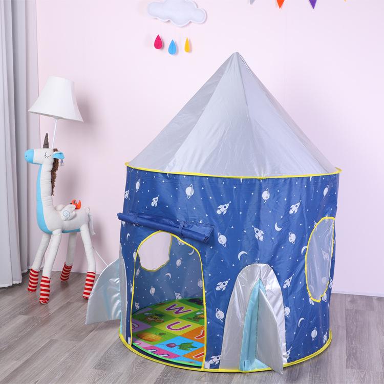 3-in-1 Kids' Play Tent Set: Starry Sky Rocket, Space Capsule, and Ball Pit Yurt