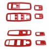 Window Lift Switch Panel Trim For Dodge Charger 2011-19 & RAM 1500 2010-2017 Red