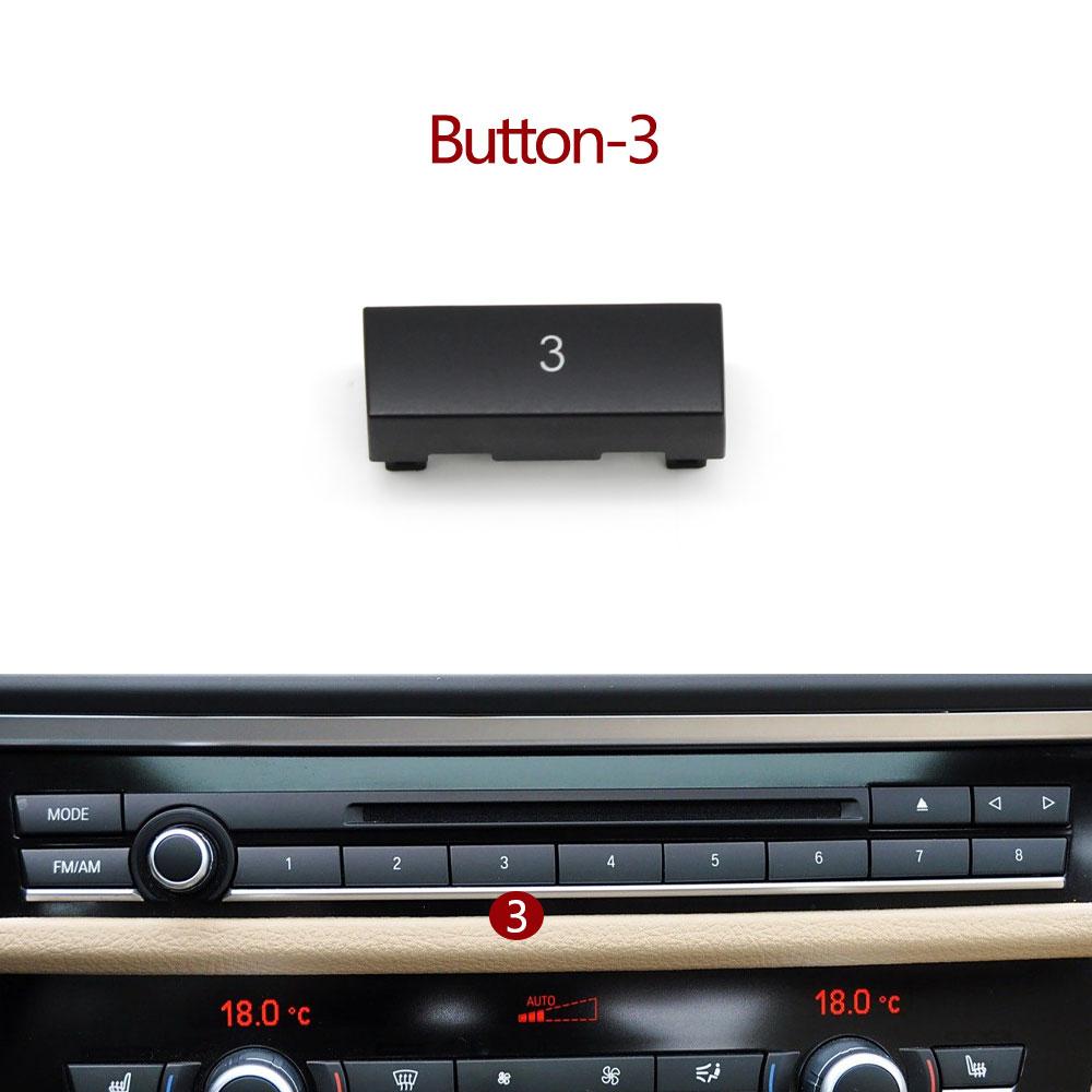 Dashboard Multimedia Radio CD Player Digit Button Switch Cover For BMW 5 5GT 6 7 Series F07 F06 F12 F13 F10 F11 F18 F01 F02 F04