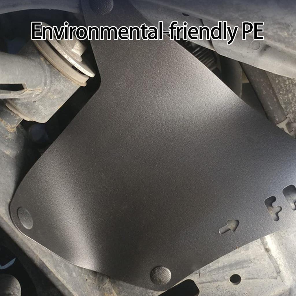 Front Wheel Mud Guards 53735-35150 Replacement Weather Resistant Heavy Duty Front Wheel Mud Flaps for Automotive