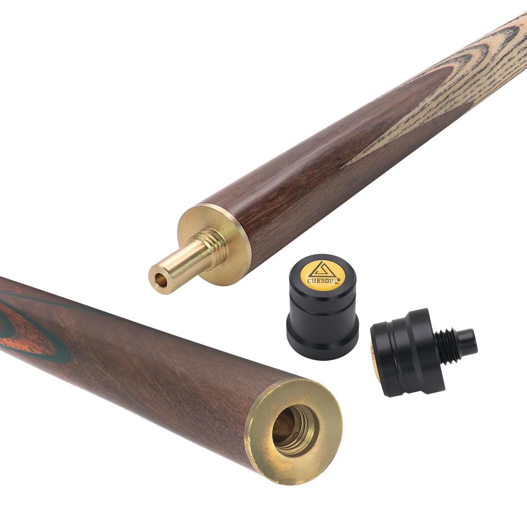 Cuesoul CUESOUL 57 Inch Handcrafted Joint Snooker Cue Extension Cue Lightweight Molded Cue Case 3/4 + + (CSSC-D304)