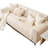 Four Seasons Cotton Non-Slip Sofa Cushion Pure Cotton Beige Summer Nordic Cushion Universal Sofa Towel Cover Cover Cloth