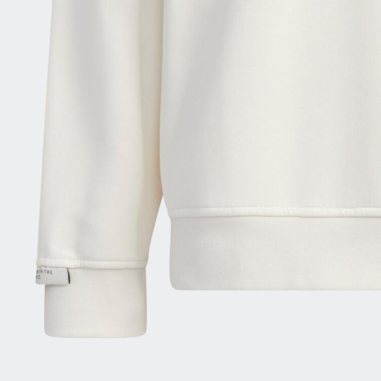 New Adidas LABEL Sweatshirt Unisex White IB2713