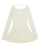 OJOS I:E Fluid Longsleeve Dress 01 / Ivory