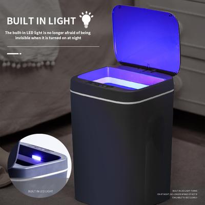 Bidone dell'immondizia intelligente a induzione da 18L Automatico Multifunzione Elettrico Touch Secchio di Stoccaggio per Casa Cucina Bagno Cestino Regali