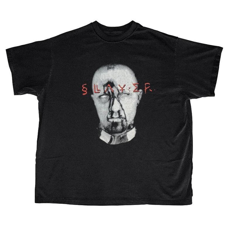 Ремейк 1998 SLAYER DIABOLUS IN MUSICA ГРАФИЧЕСКАЯ ФУТБОЛКА Унисекс Футболка XL