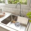 Upgrades Sink Stop Stainless Steel Drain stop Metal Sink Drain Stop Kitchen Sink Accessories Simple Installation
