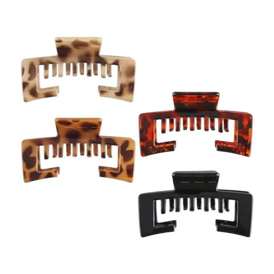 

4/6Pcs Baseball Cap Hair Claw Powerful Grip Large Clamp with Heavy-Duty Springs Anti-Slip Hat Claw Clip Hair Accessories A