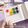Mini Watercolor Paint Palette Set Acrylic Travel Painting Tray Kit Empty Paint Box  Travel