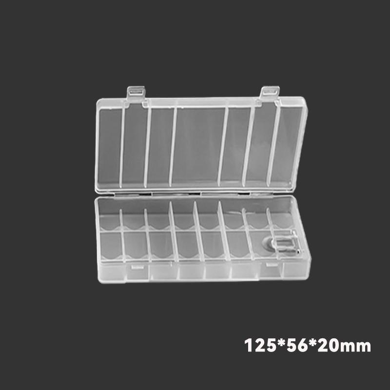 4/6/8/10 Grid 5/7 Battery Storage Box Transparent Portable Storage Box Jewelry Box Screw Box Parts Box Tool Box