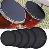 10pcs Mute Silencer Drumming Practice Pad Bass Drums Quiet Sound off Black