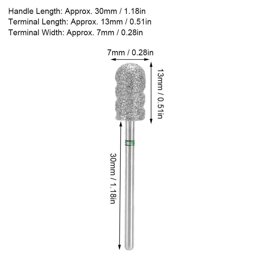 Durable Pedicure Grinding Head Stainless Steel Foot Polishing Head  Professional Pedicure Care