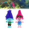 Trolls Band Together Plush Toy Adorable Cartoon Character 30cm Height Blue Hair Boy And Pink Hair Girl Perfect For Kids Ages 7-14