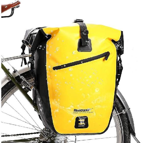 Rhinowalk Bike Bag Waterproof Bike Pannier Bag 27L,(for Bicycle Cargo Rack Saddle Bag Shoulder Bag Laptop Pannier Rack Bicycle Bag Professional