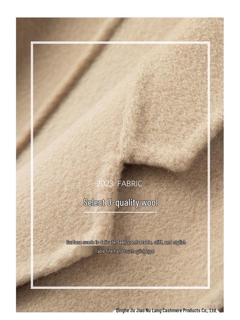 2023 Women's Double-Sided Cashmere Wool Vest: Sleeveless, Short Black Suit Coat