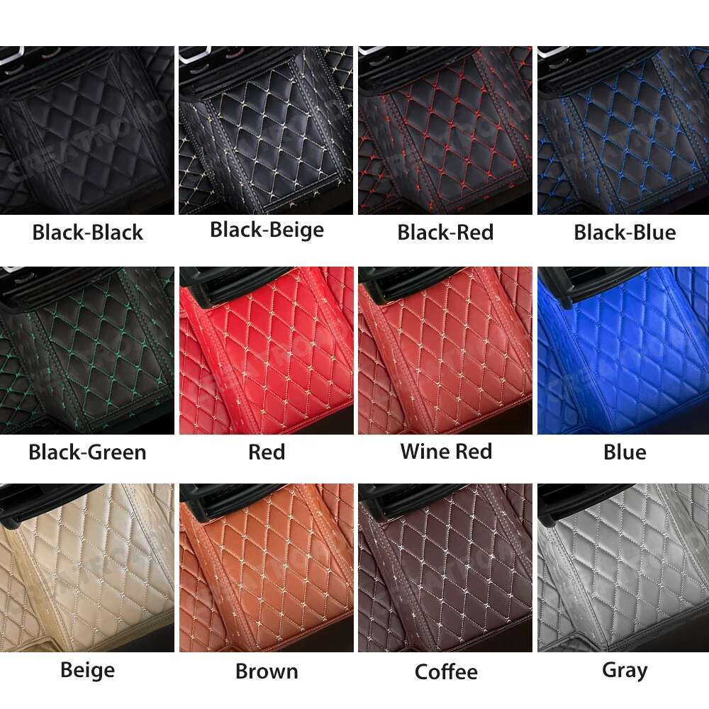 Car Floor Mats For Ford Ranger  2024 2025 Automobile Carpet Cover Interior Details Accessories Protective Pad Parts