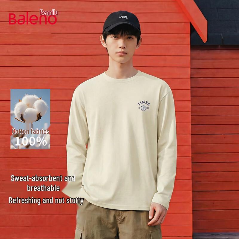 

Baleno Men s Heavyweight Cotton Long Sleeve T-Shirt 4XL
