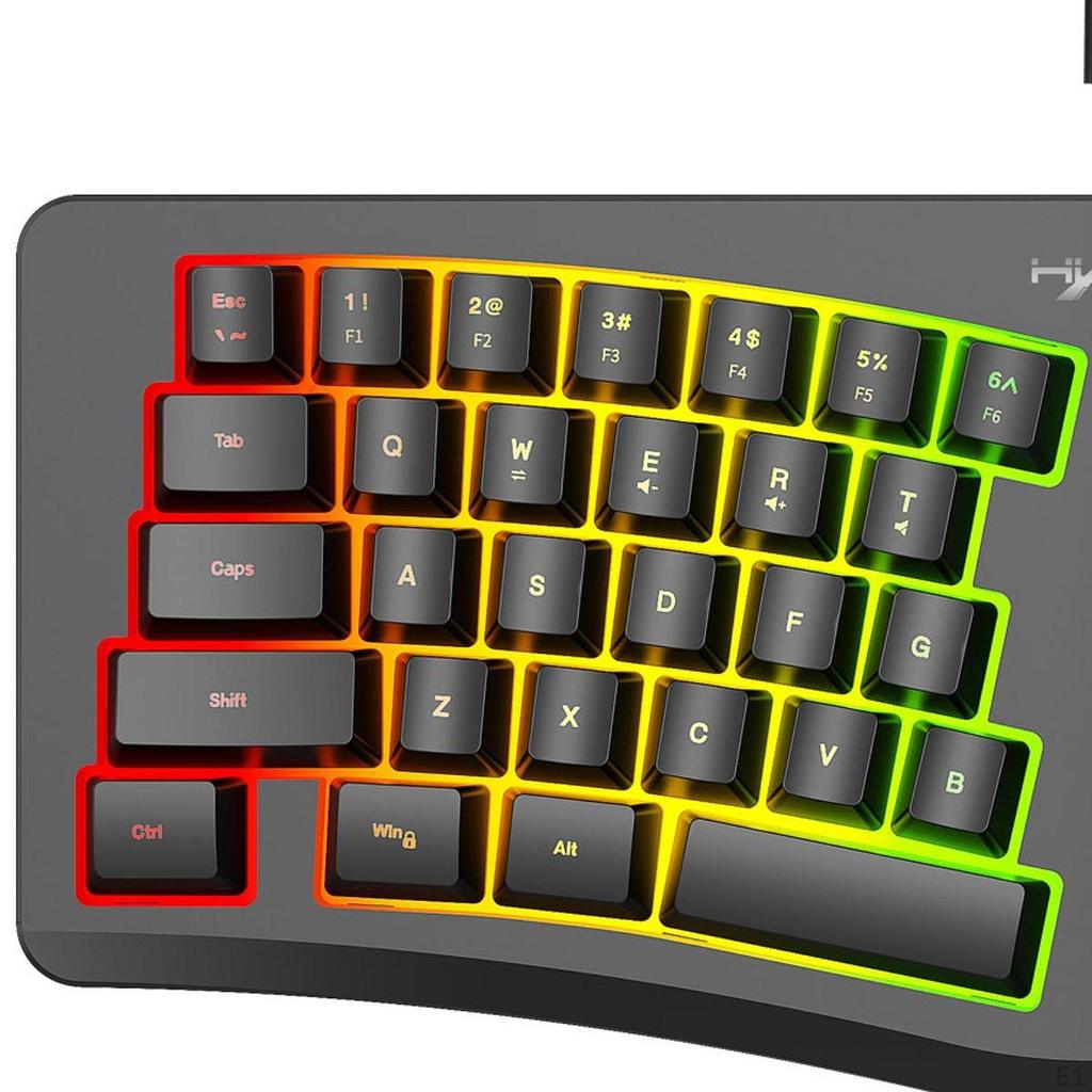 Bound Gaming, Illuminated Mechanical Computers with 69 Keys And USB, Rainbow Backlight