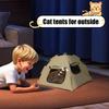 Cat Tent Foldable Pet House for Outside Breathable Portable Cat Tent for Small Animals Beach Travel Camping Balcony Adventure