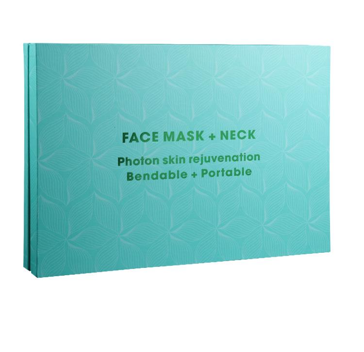 LED Spectrometer Beauty Mask with Neck, Seven-Color Light Therapy, Red Light Rejuvenation, Home-Use Large Panel