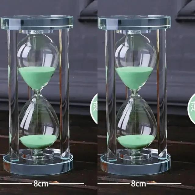 15-60 perces Homokóra Homokóra Konyhai Iskola Modern kristály óra Üveg Homoküveg Homokóra Tea időzítők Otthoni dekorációs ajándék
