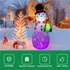ABWR-150Cm LED Illuminated Inflatable Snowman Air Pump Night Lamp Inflatable Toys Indoor Outdoor Christmas Decor