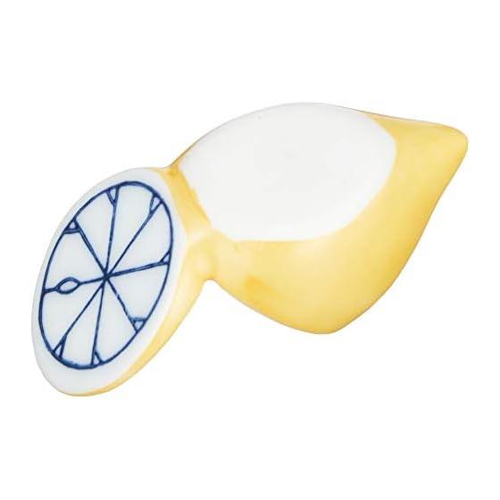 Arita Ware Chopstick Rest, Nishiki Lemon