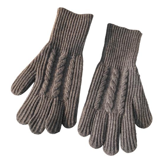 Wool Blend Knitted Gloves Unisex Winter Touchscreen Gloves Windproof Warm Driving Texting Daily Finger Gloves for