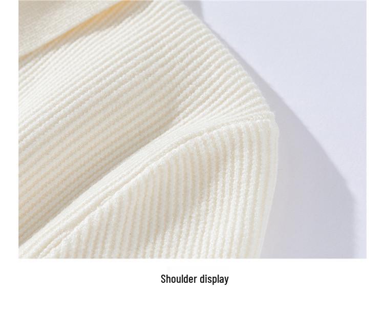 Men's Korean Style Slim Lapel Knit Pullover - Autumn/Winter Warm Base Layer for All Ages