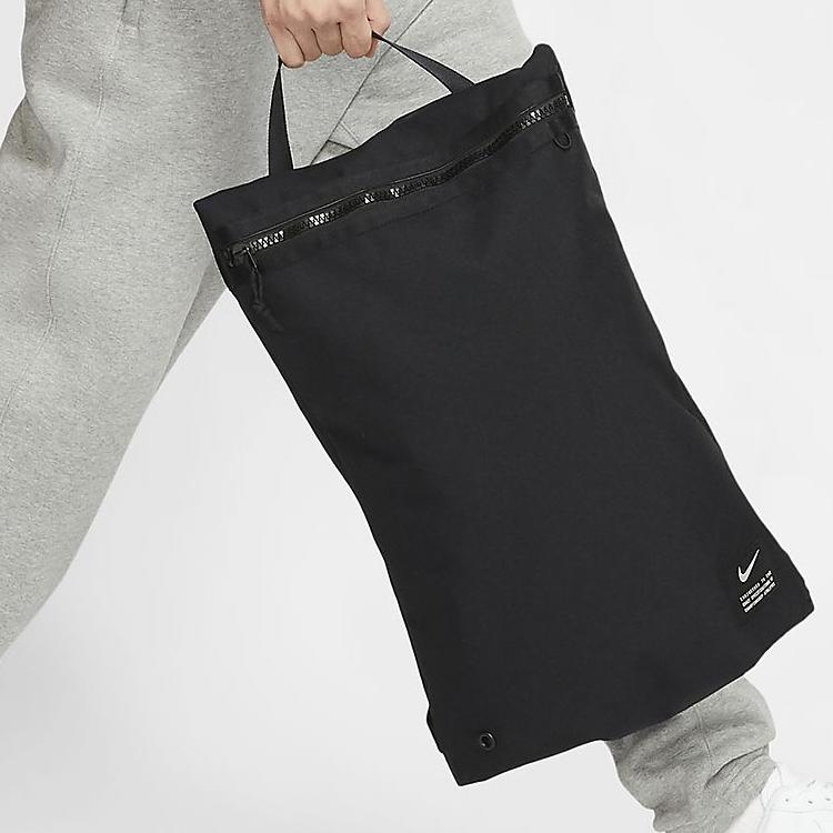 Nike Polyester Backpack Regular Men's Black Lightweight Casual CQ9455-010