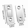 5Set Ultra-Thin Cabinet Catches Strong Magnetic Drawer Magnet Catch Hidden Door Closer  Kitchen
