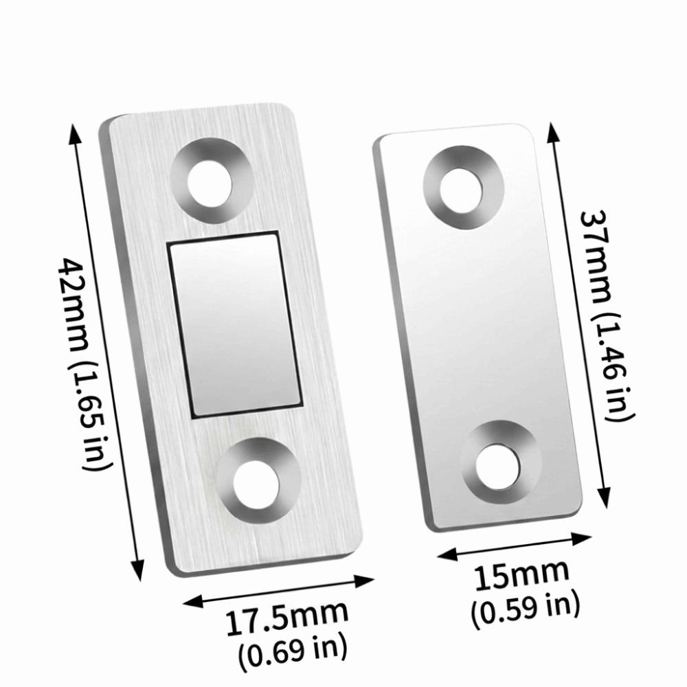 5Set Ultra-Thin Cabinet Catches Strong Magnetic Drawer Magnet Catch Hidden Door Closer Kitchen