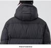 Men's 2025 Winter Hooded Down Jacket: Thick, Warm, Plus Size Casual Outerwear.