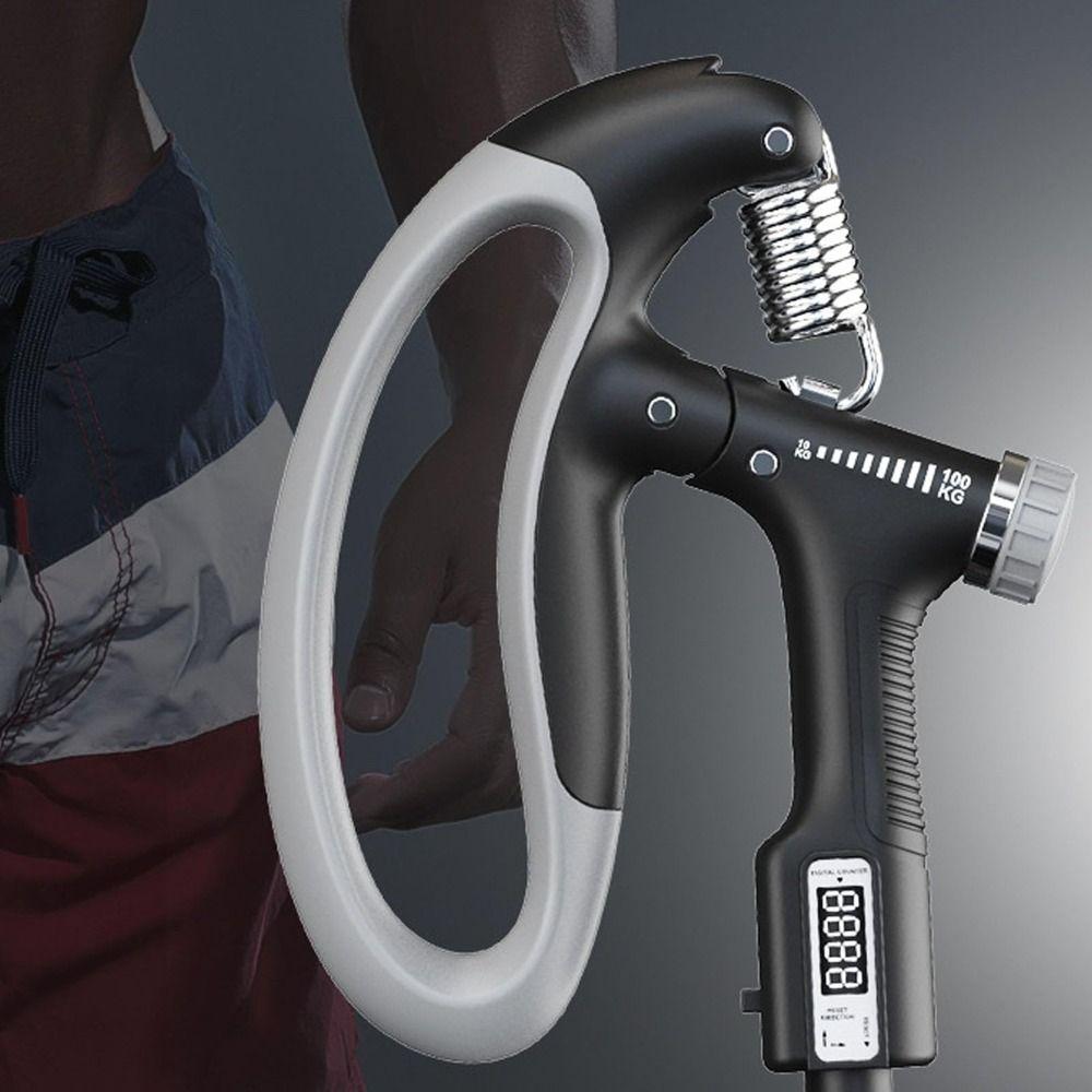 Spring Grip Grip Strength Device Adjustable 10-100kg Strength Training Device  Fitness Equipment