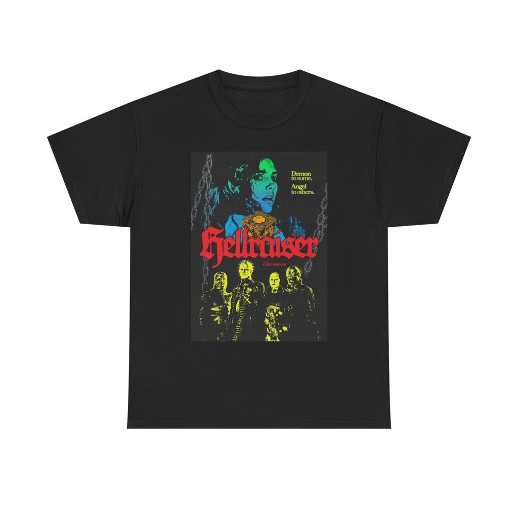 Office workers  Cotton T-shirt Hellrasier Horror Movie Poster Graphic T Shirt Unisex Heavy Cotton Tee