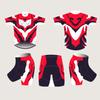 Kids Cycling Jersey Set Unisex Breathable Mesh Short Sleeve Bike Clothing Riding Skateboarding Balance