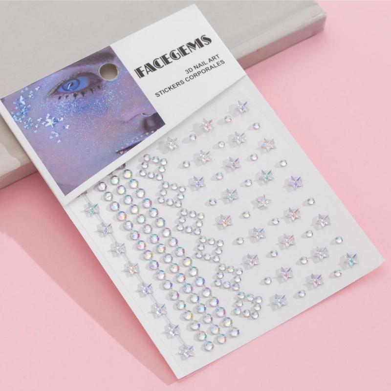 

Кристали перлинні вечірні подушечки для очей лоб обличчя стразами пастер акрилові діамантові пастеризатори для обличчя 8*10mm