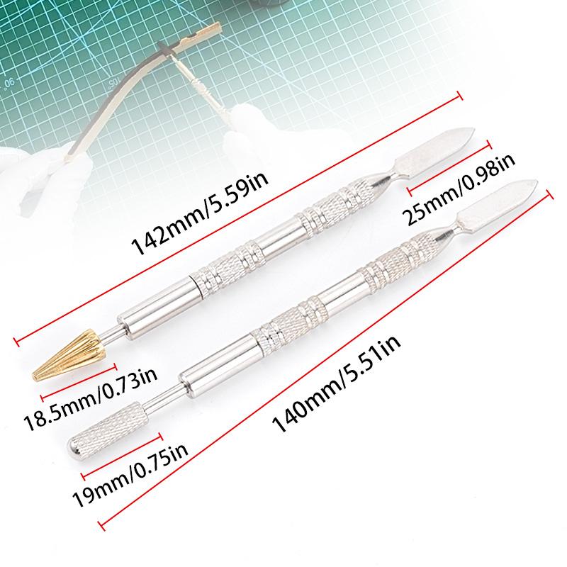 25mm DIY Leather Dual Double Head Edge Oil Gluing Dye Painting Pen Applicator Stick Speedy Paint Roller Tool LeatherCraft Tools