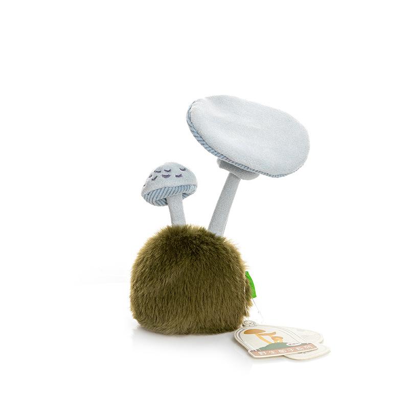14cm Mushroom Plush Toy Desktop Ornament Fluffy Plant Stuffed Doll Gifts