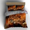 Lion couple portrait. Bedding Duvet cover sets Duvet covers Pillowcases gifts (1 * Duvet Cover 2 * Pillowcases, without duvet insert)