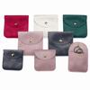 Snap Button Packaging Gift Bag Portable Storage Jewelry Organizer Velvet Jewelry Pouch  Travel Use